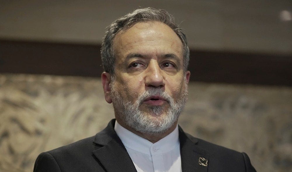 Iranian Foreign Minister Abbas Araghchi speaks to journalists after a meeting with Lebanese Parliament Speaker Nabih Berri in Beirut, Lebanon, Tuesday, June 3, 2025. (AP) Iranian Foreign Minister Abbas Araghchi speaks to journalists after a meeting with Lebanese Parliament Speaker Nabih Berri in Beirut, Lebanon, Tuesday, June 3, 2025. (AP)