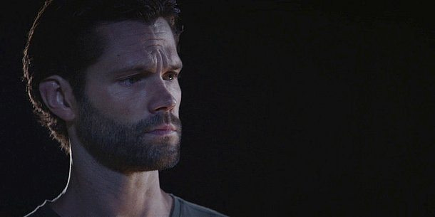 Walker looking sad teary for Jared Padalecki 2.04.