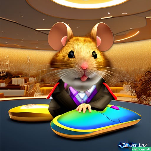 Sexy mouse of leisure