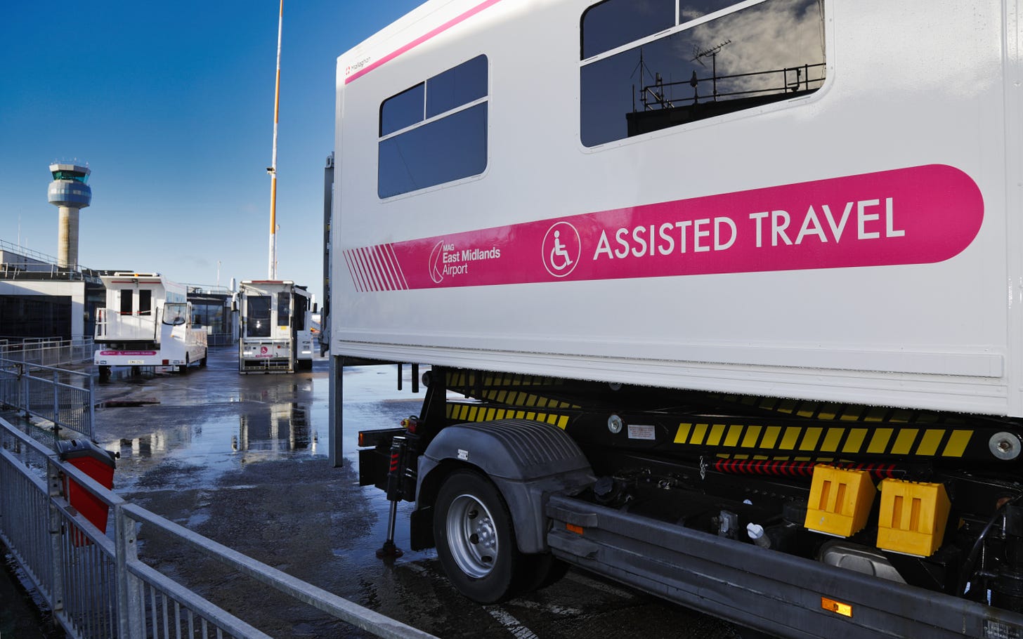 Ambulifts at East Midlands Airport