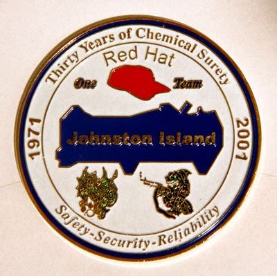 (TB4PVA2) Personal Geocoin - Johnston Atoll (Operation Red Hat)