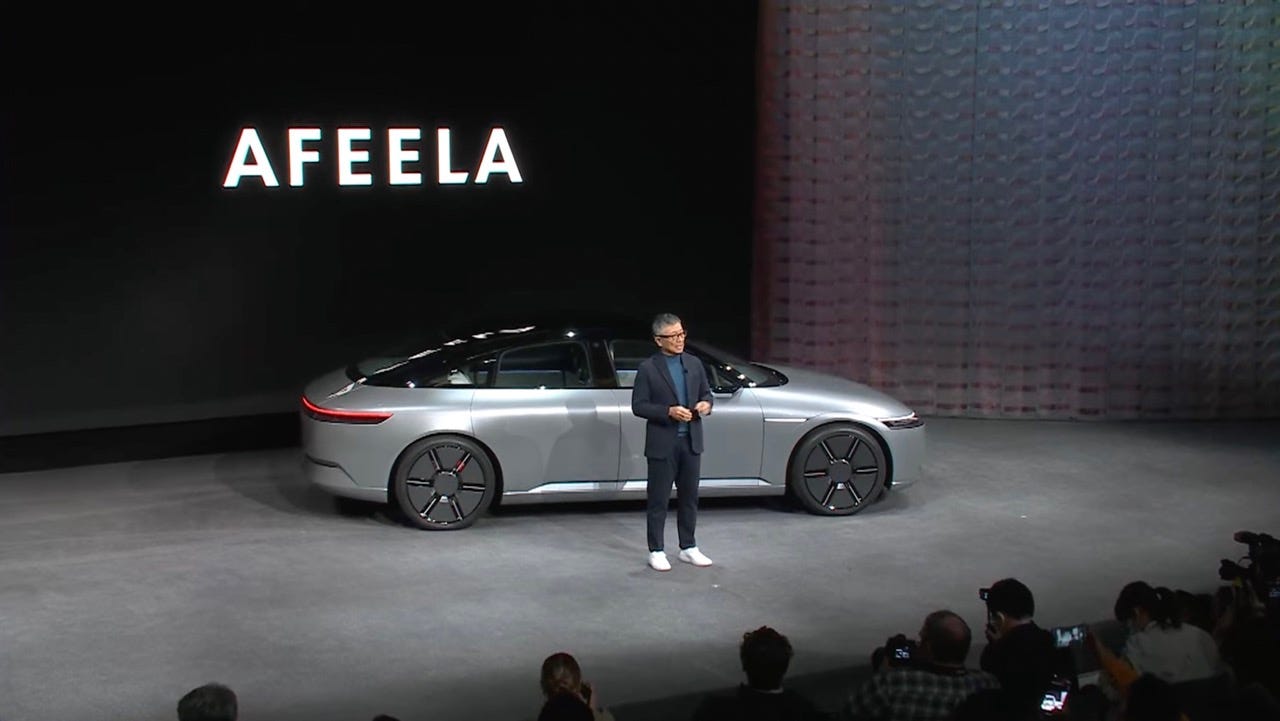 Sony and Honda reveal Afeela, their joint EV brand, at CES | TechCrunch