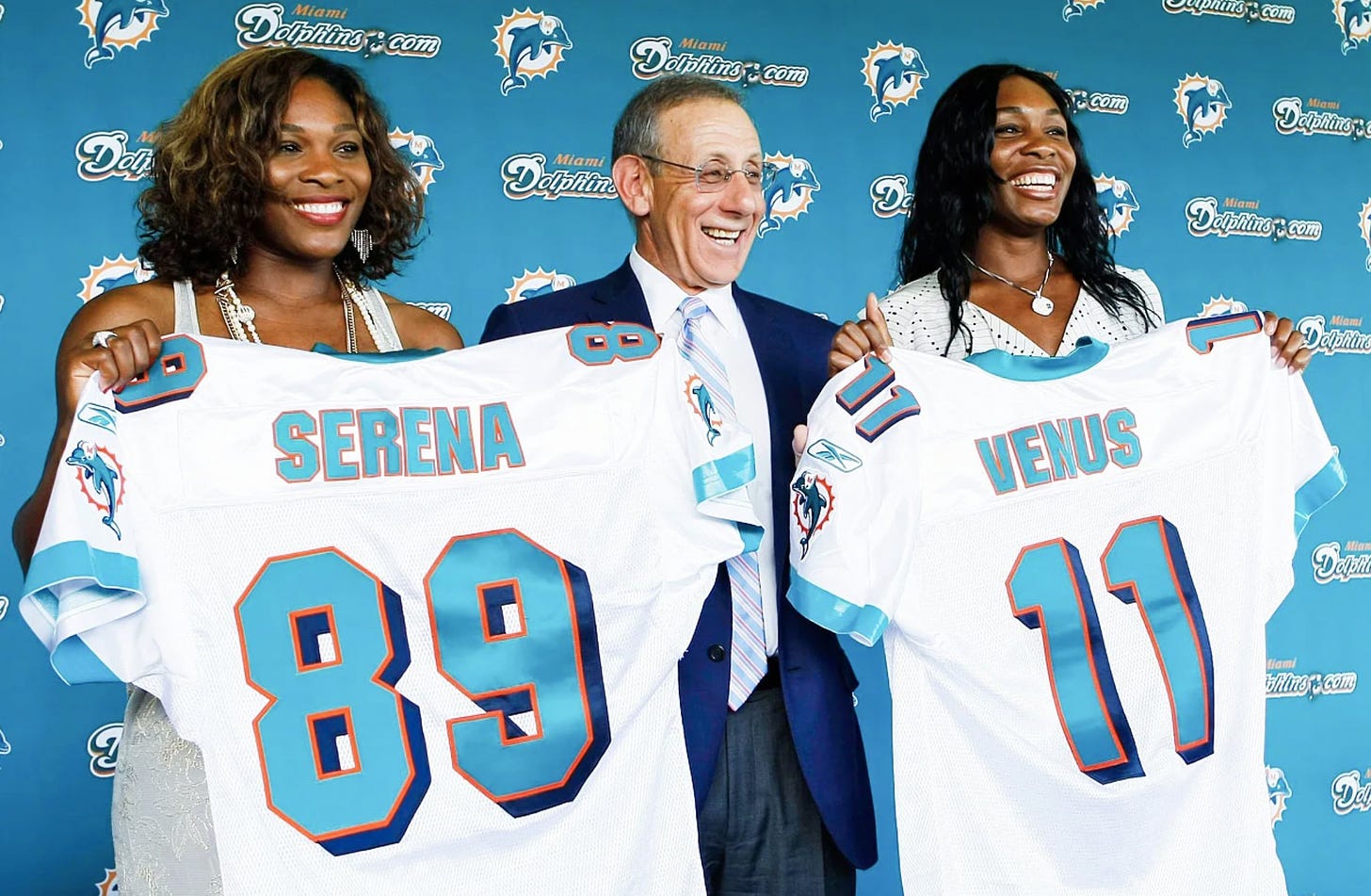 Front Office Sports on X: "In 2009, Venus and Serena Williams made history  by becoming minority owners of their beloved Miami Dolphins. They became  the first Black women to hold any type