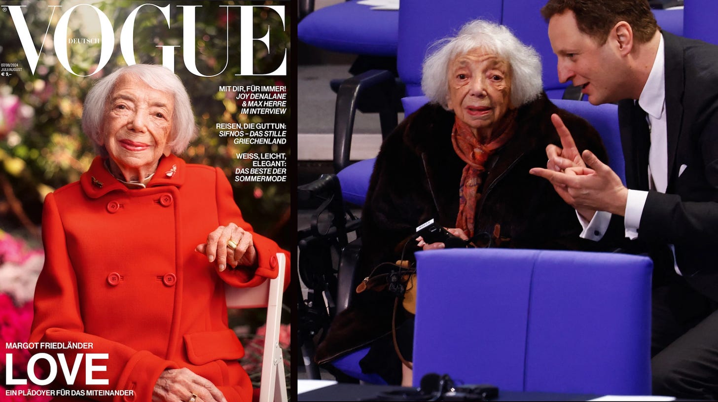 Vogue Germany's next cover model is a 102-year-old Holocaust ...