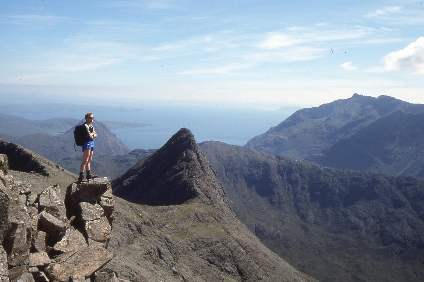 Skye gabbro : the south east ridge of Sgurr nan Gillean