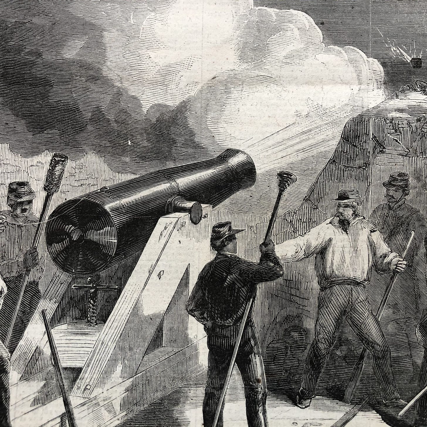 Confederates Bomb Fort Sumter at Charleston, South Carolina | Civil War  Begins | 1st Edition