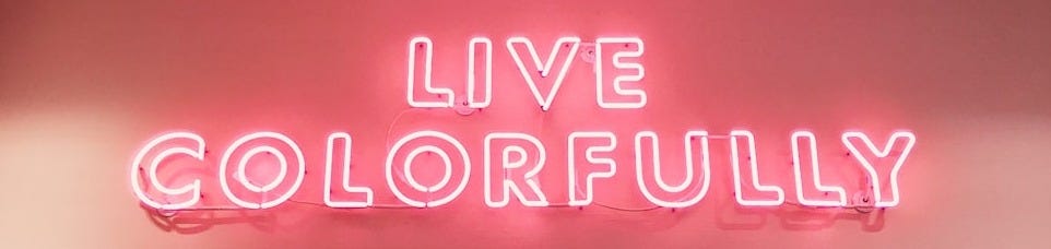 live colorfully neon signage