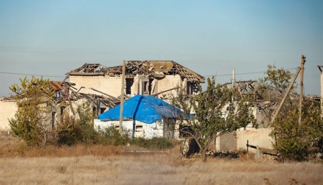 На Херсонщині Посад-Покровське, яке включено у проєкт з відновлення, розділили на чотири зони - Прокудін