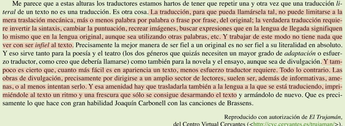 Solana, M. (2003, 17 de Diciembre) Traducción, adaptación y fidelidad. 
𝘗𝘢𝘯𝘢𝘤𝘦𝘢. https://www.tremedica.org/wp-content/uploads/n13-14_entremes_solana.pdf