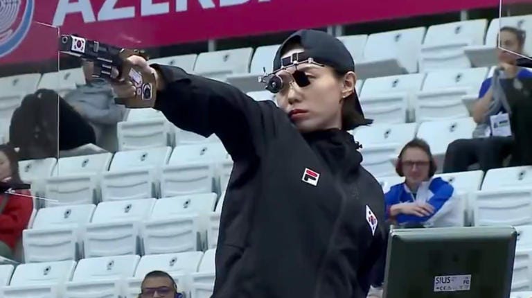 Kim Yeji, South Korean Pistol Shooter