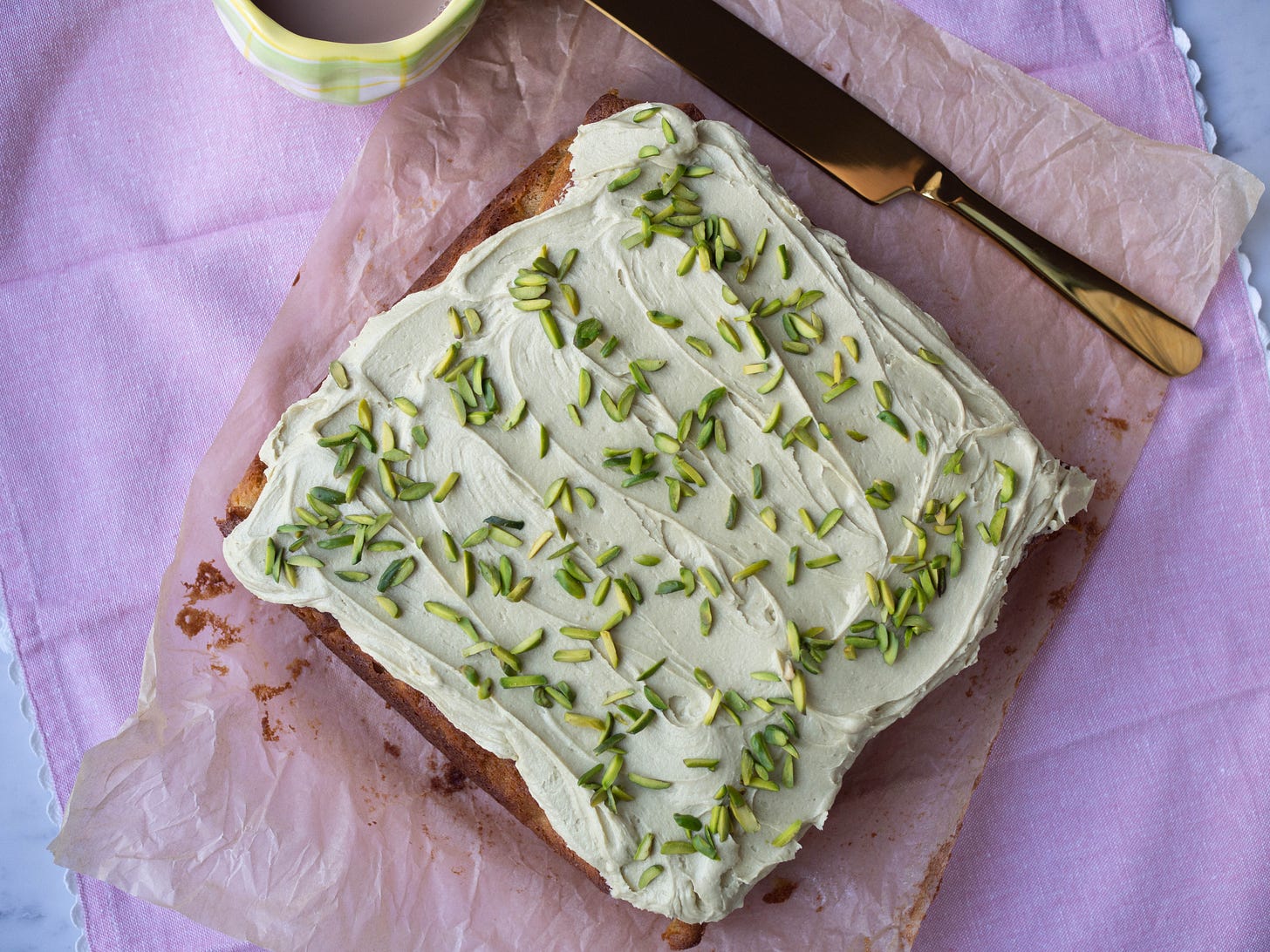 Crema di Pistacchio cake