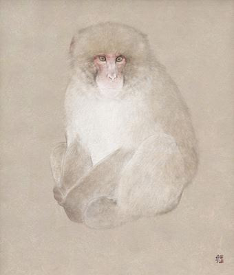 Artwork by Koichi Takeuchi, Monkey, Made of pigment on paper