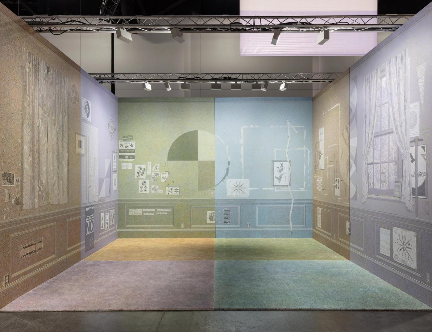 Cynthia Talmadge booth at Art Basel