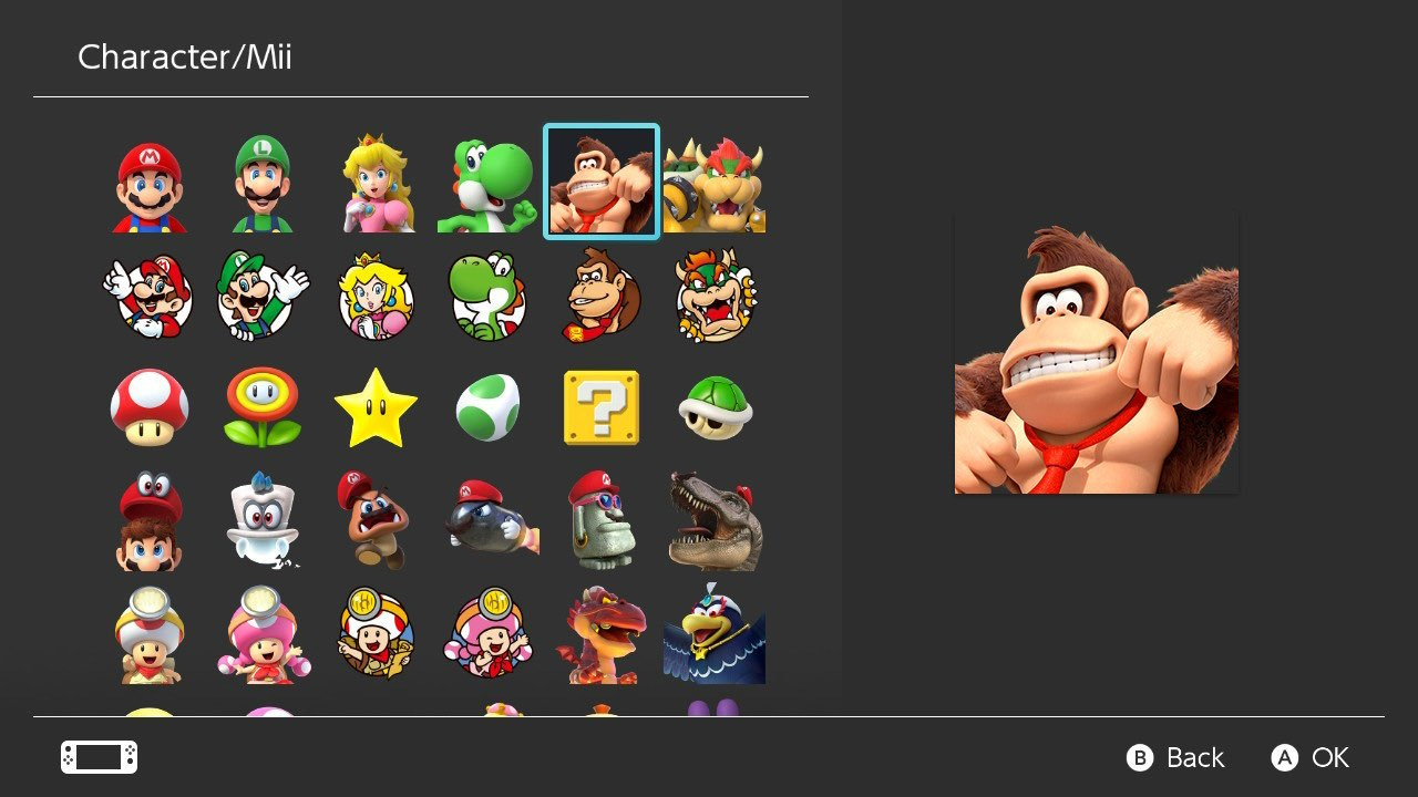 Nintendo Switch icons
