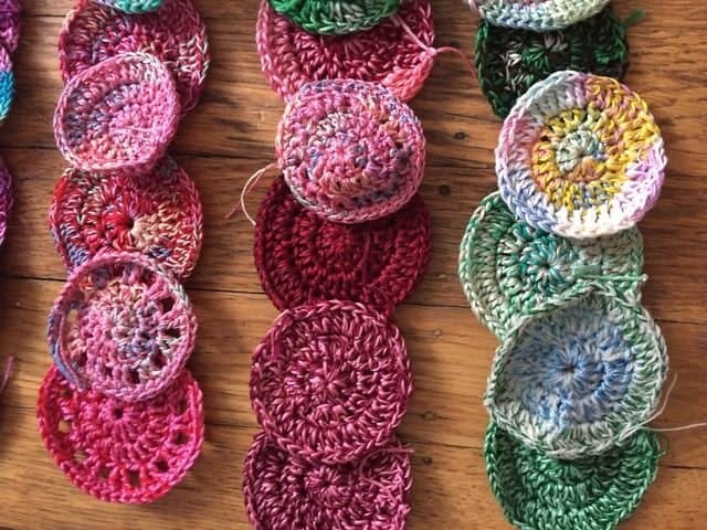 100 mini crochet mandalas for marinke from karen 5