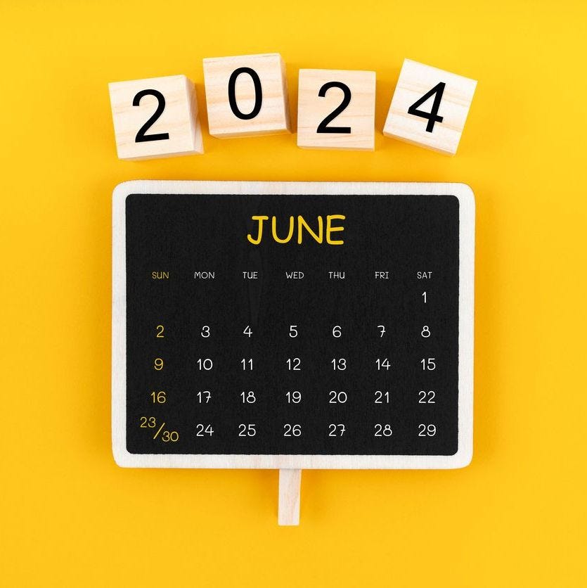 calendar image for June 2024