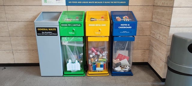 r/singapore - This is what an effective recycling bin looks like