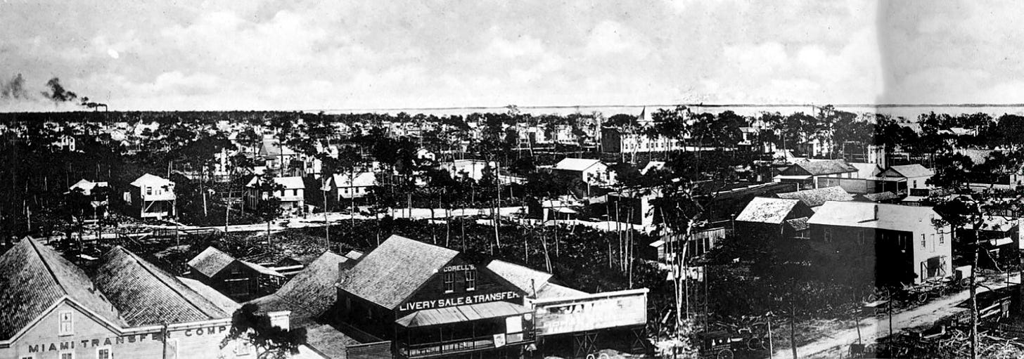 View of downtown Miami in 1903.