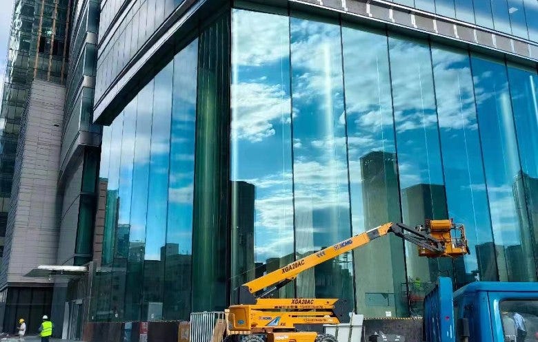 Largest glass window