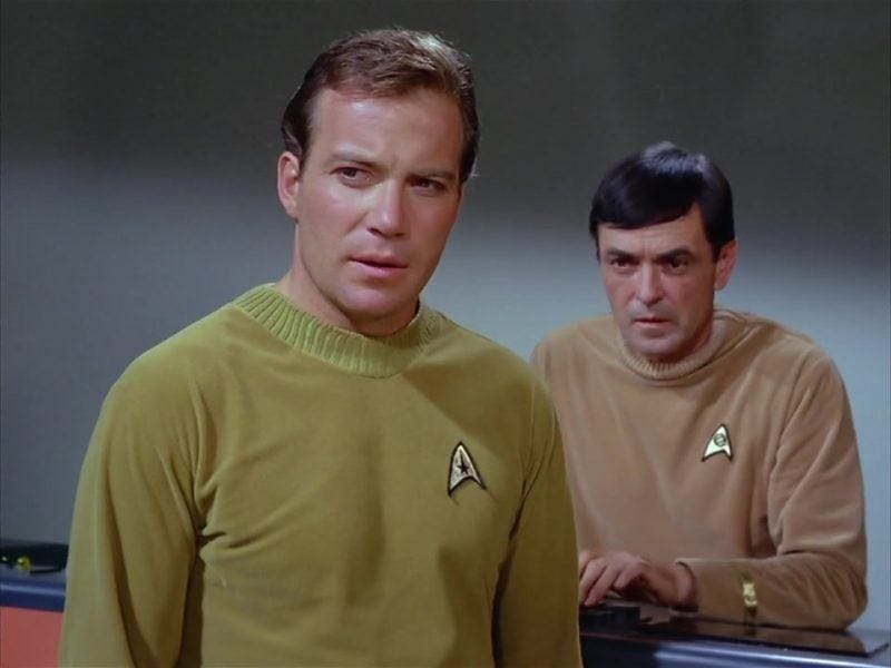 captain kirk with scotty