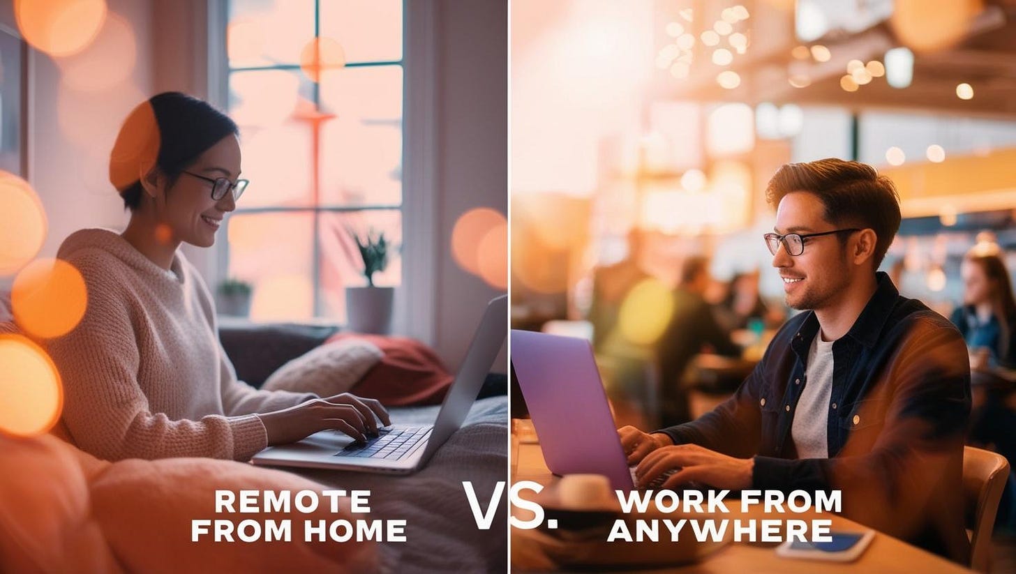 Remote Work vs. Work From Anywhere