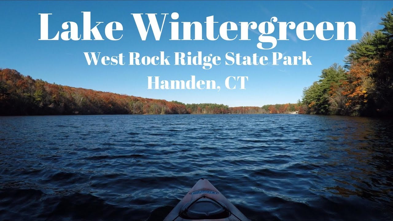 Lake Wintergreen, Hamden, CT Kayaking