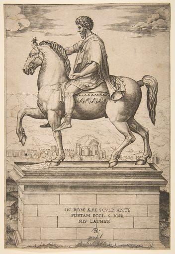 Equestrian Statue of Marcus Aurelius. Date: 1515–27. Accession number: 59570282.