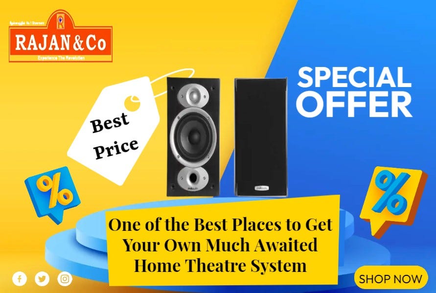 Rajan and Co - Best home theatres in Nagercoil