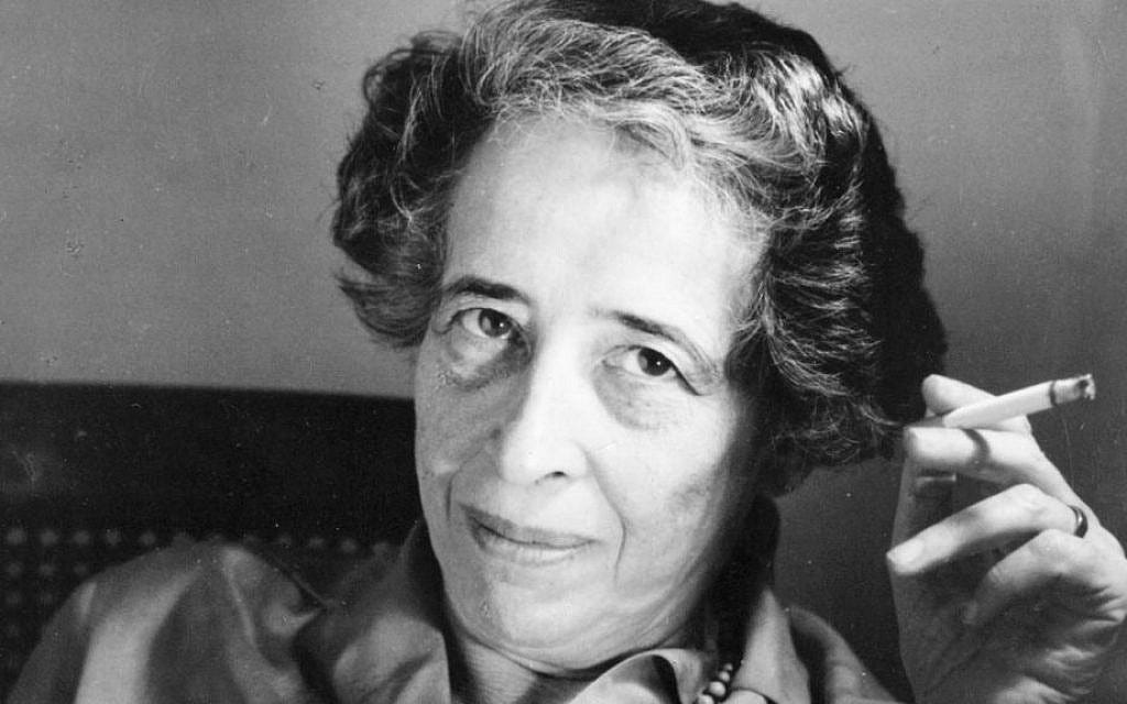 Hannah Arendt's angst was born in the US, says author | The Times of Israel