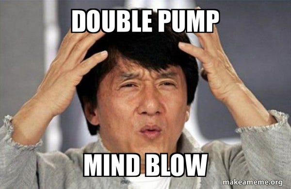 double pump mind blow - Jackie Chan Why? | Make a Meme
