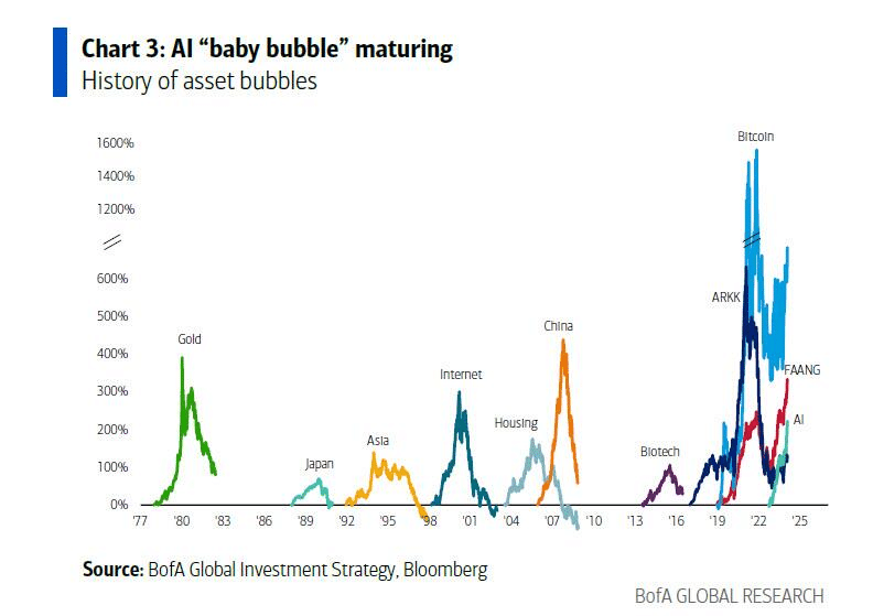 History of Bubbles chart