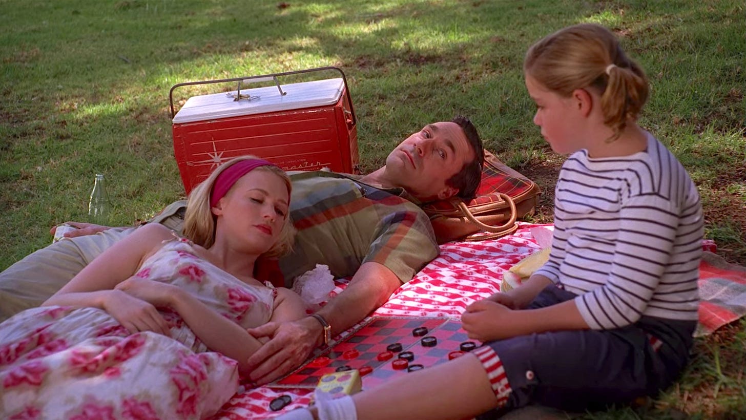 Mad Men: Don Draper's Casual Picnic Clothes » BAMF Style