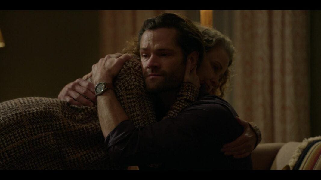 Walker giving Abbie a big hug 104 Jared Padalecki