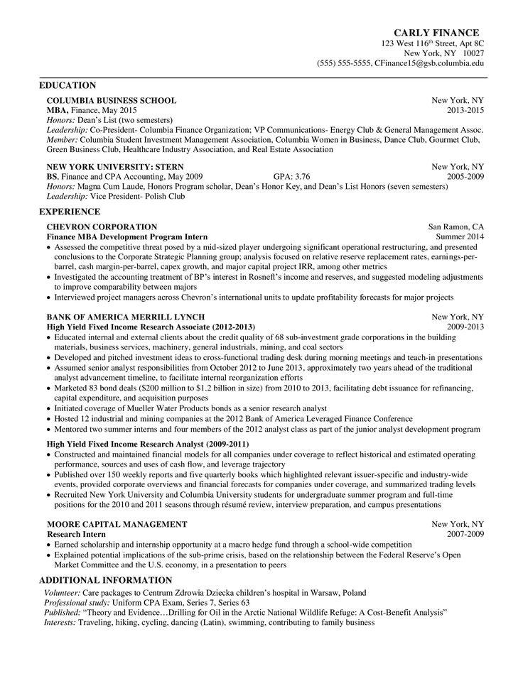 Business School Resume Format | Templates at allbusinesstemplates.com |  Resume format, Business school, General management