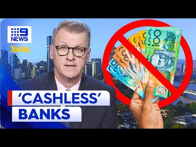 Concerns growing for seniors as banks go 'cashless' | 9 News Australia -  YouTube