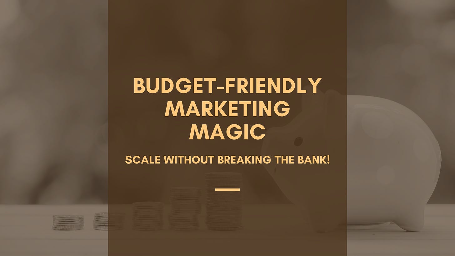 Budget-Friendly Marketing Magic