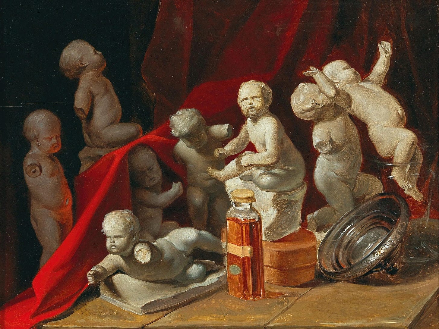 Still Life with Putti Peter Fendi (Austrian, 1796 - 1842) Still Life with Putti Peter Fendi (Austrian, 1796 - 1842)