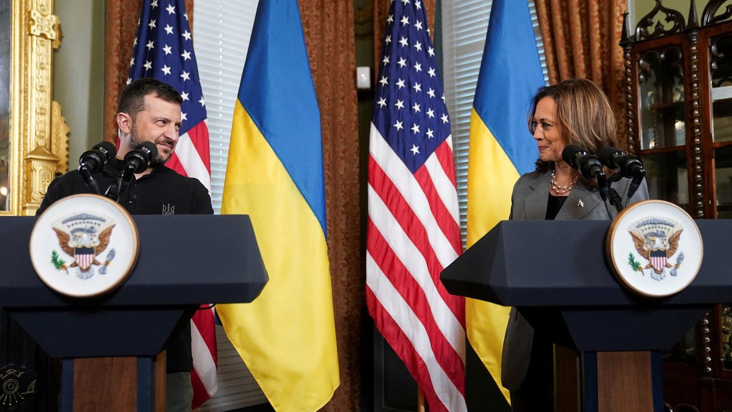 Zelensky makes urgent in-person plea to Biden and Harris who highlights her  contrasting approach to Trump | CNN Politics