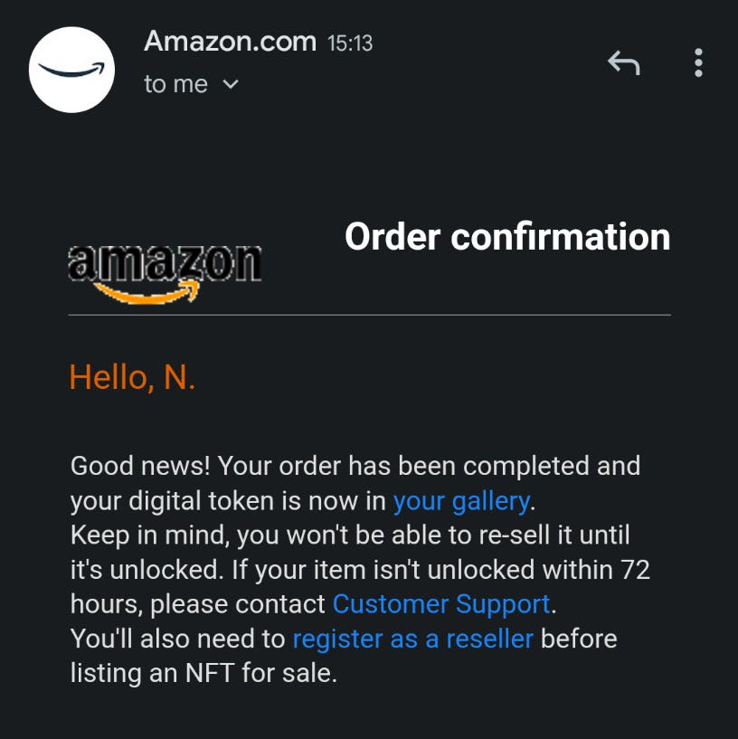 Amazon NFTs