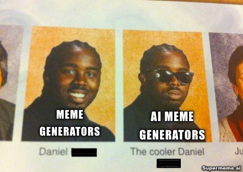 Turn text into AI memes | AI Meme Generator | Supermeme.ai