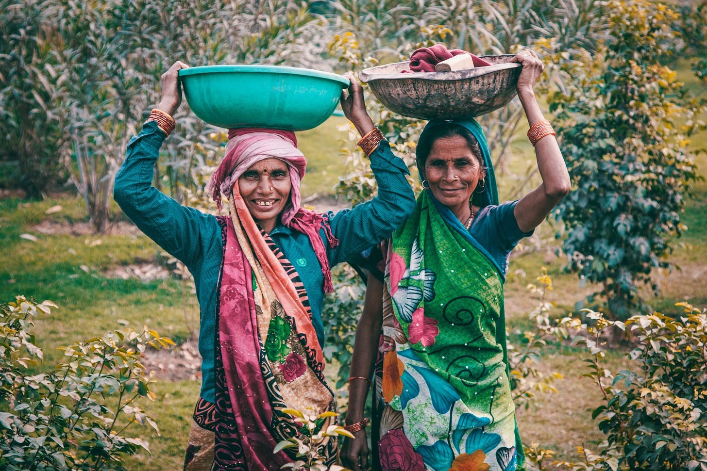 photo of two Hindi women