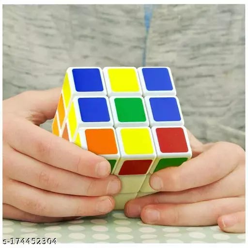 RUBIK CUBE --- Speed Cube 3x3x3 Puzzle Game Toy 5.6 Cm For 14 Years And Up,  Multicolor