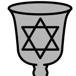 picture symbol of a kiddush cup