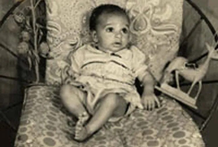 (Photo: Me as a two-month-old baby. This is the only photo I have from my early childhood)