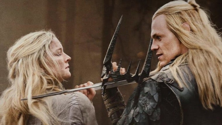 Galadriel and Sauron