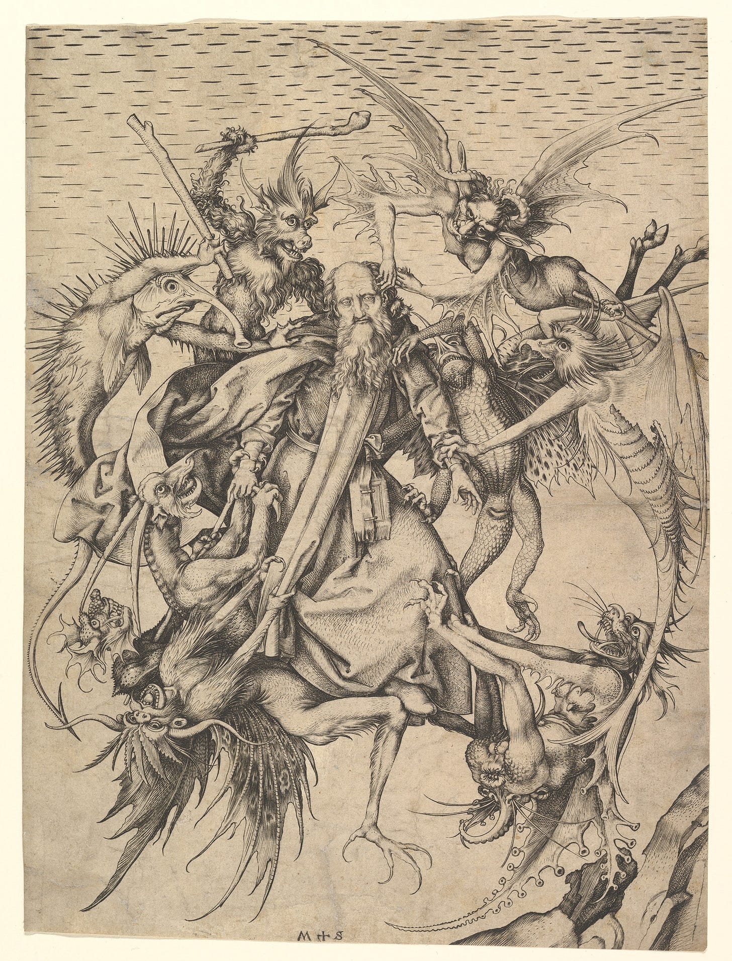 Martin Schongauer | Saint Anthony Tormented by Demons | The Metropolitan  Museum of Art