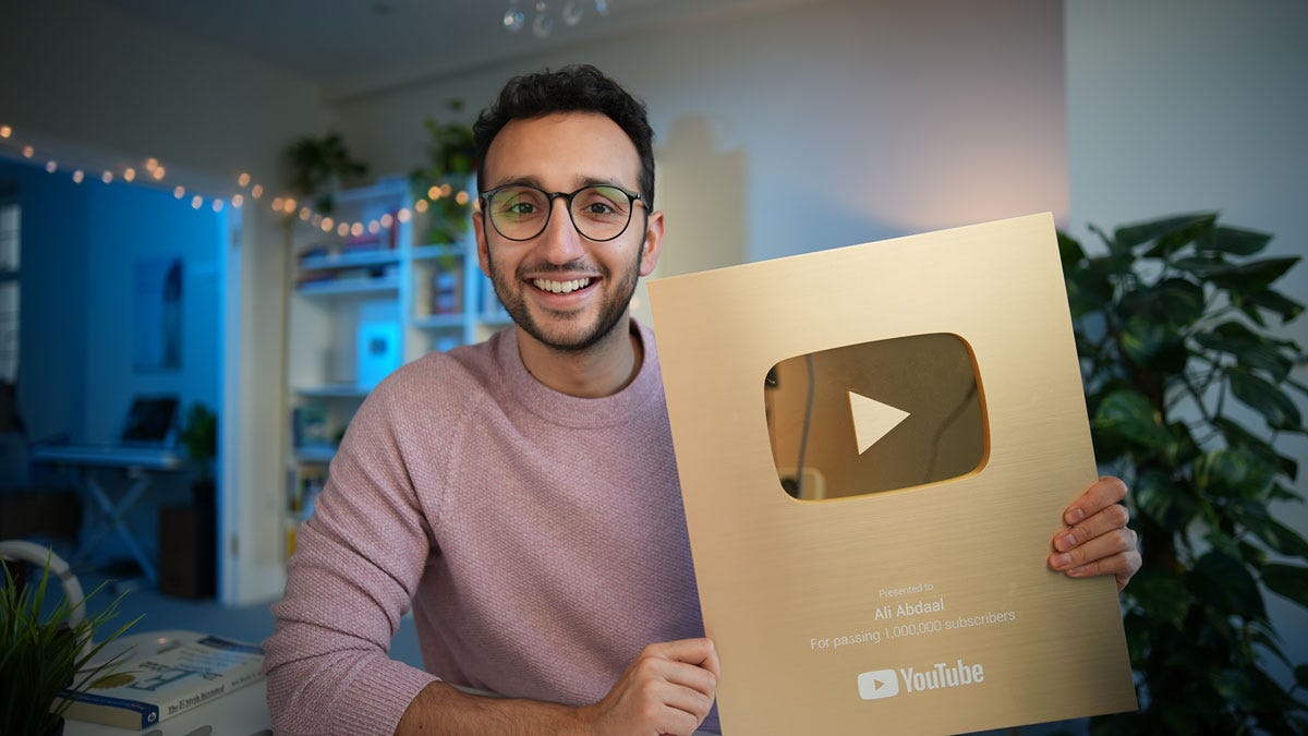 Ali Abdaal - Youtuber, Podcaster, Ex-Doctor & Soon to Be Author