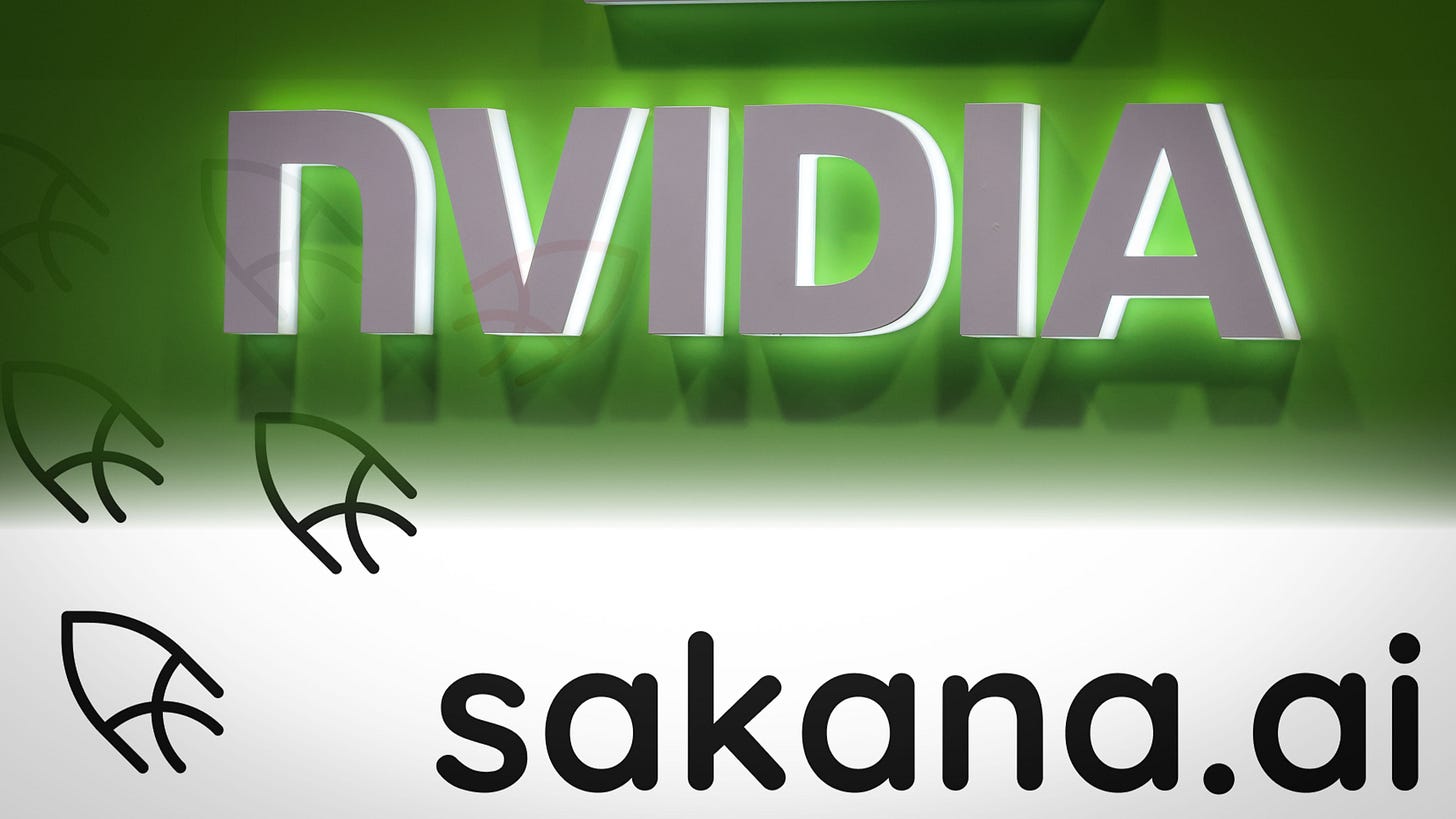 Nvidia to become a big shareholder in Japan's Sakana AI - Nikkei Asia