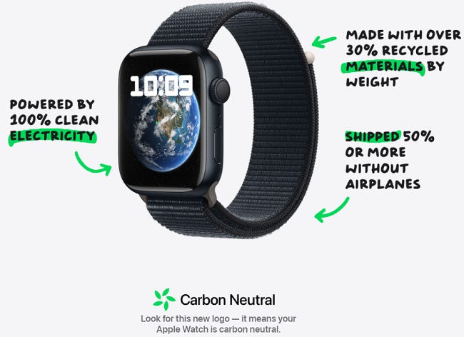 Series 9 Carbon Neutral claims