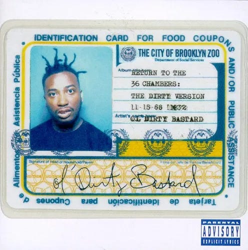 Cover art for Return to the 36 Chambers: The Dirty Version by Ol' Dirty Bastard